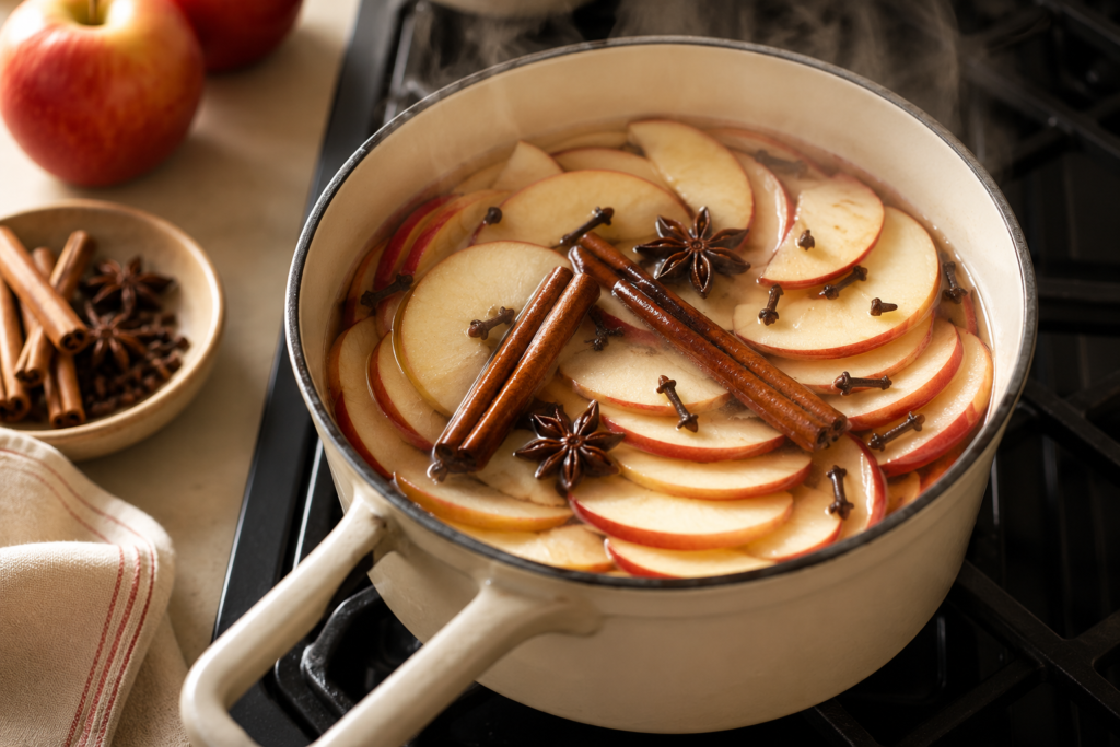 Apple simmer pot recipe.