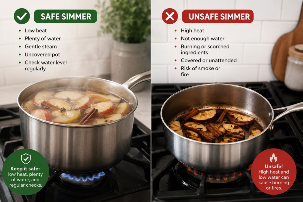 Slow cooker simmer pot.