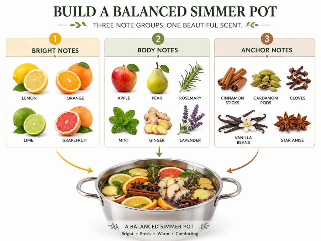 Simmer pot scent builder.