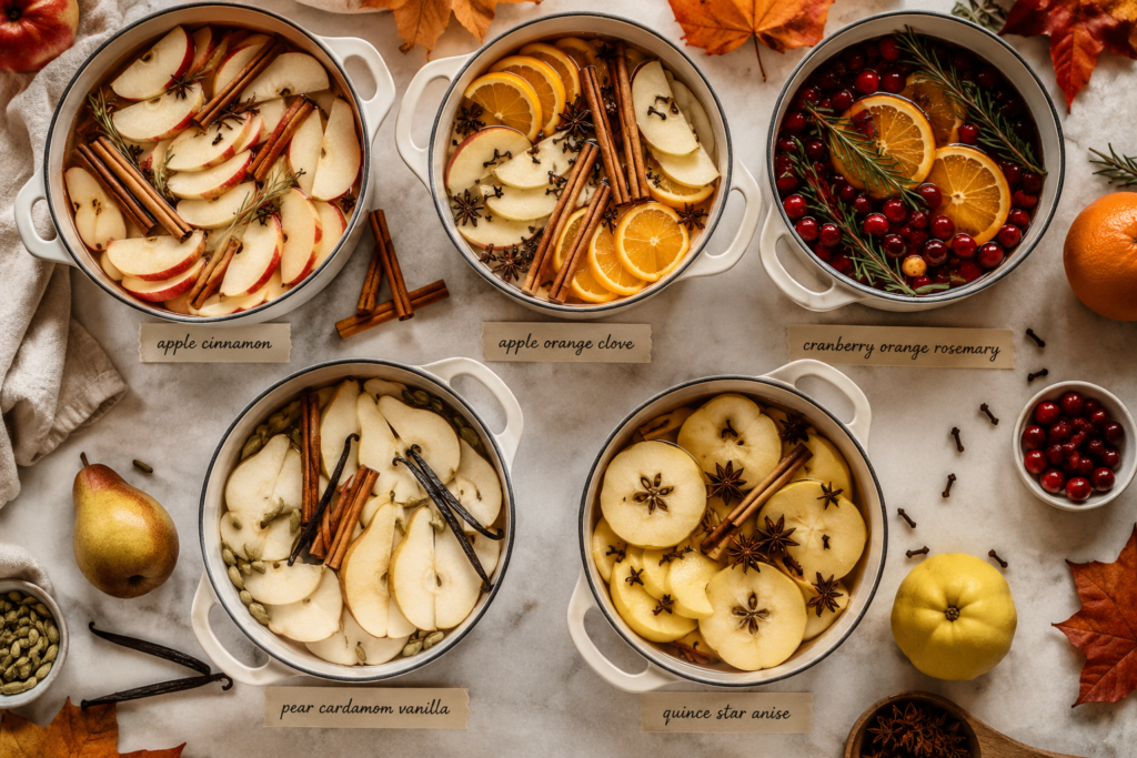 Classic simmer pots.