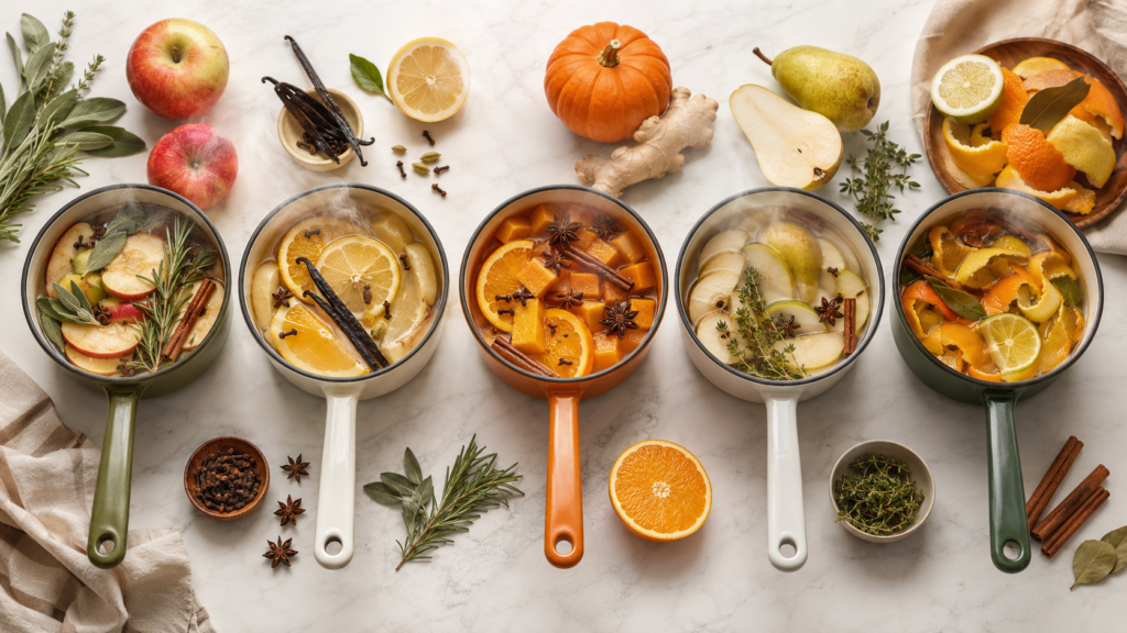 Herbal simmer pots.