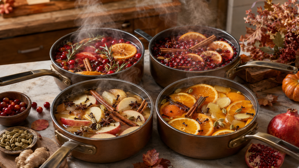 Fruity fall simmer pot recipes.