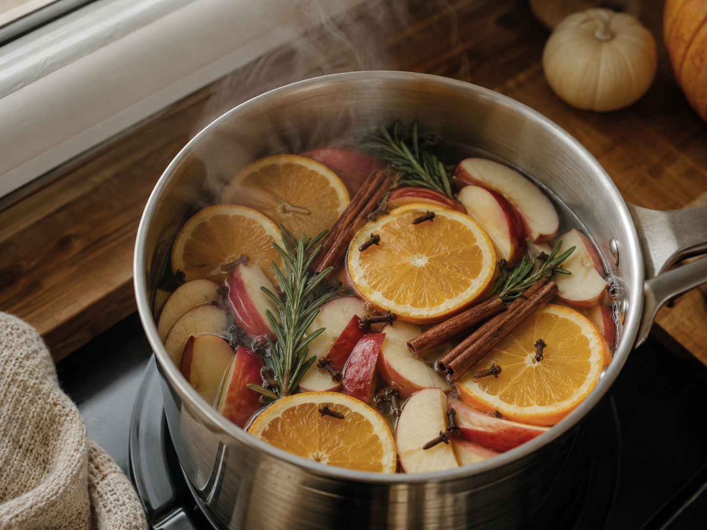Mabon apple cinnamon simmer pot