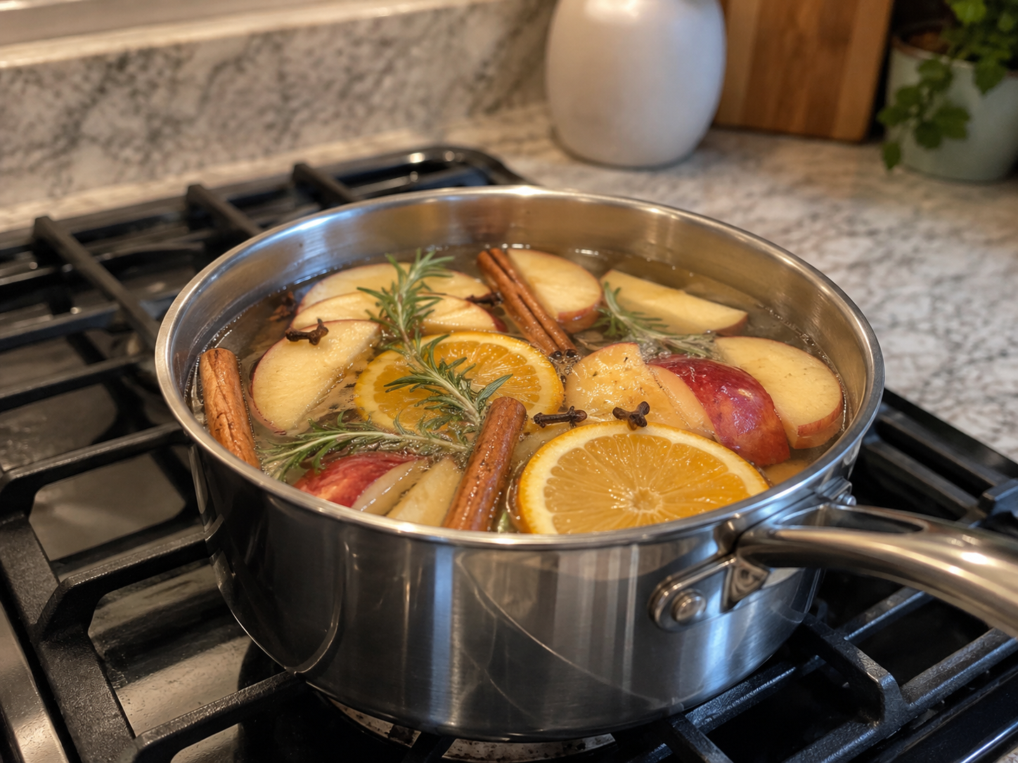 Safe simmer pot water level