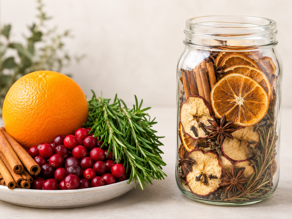 Fresh and dried gifts.
