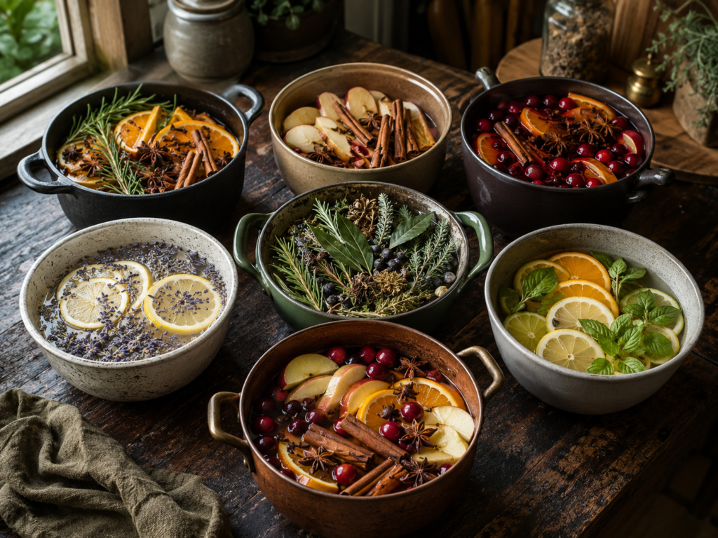 Witchy simmer pot recipes.