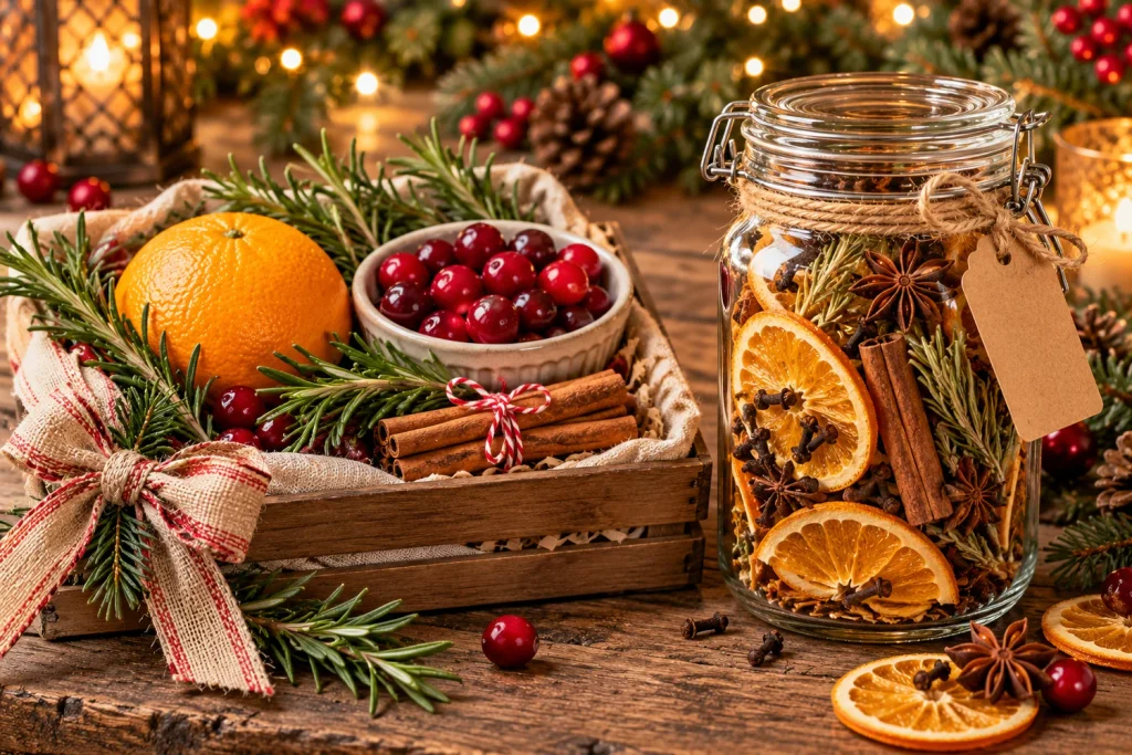 Holiday potpourri gifts