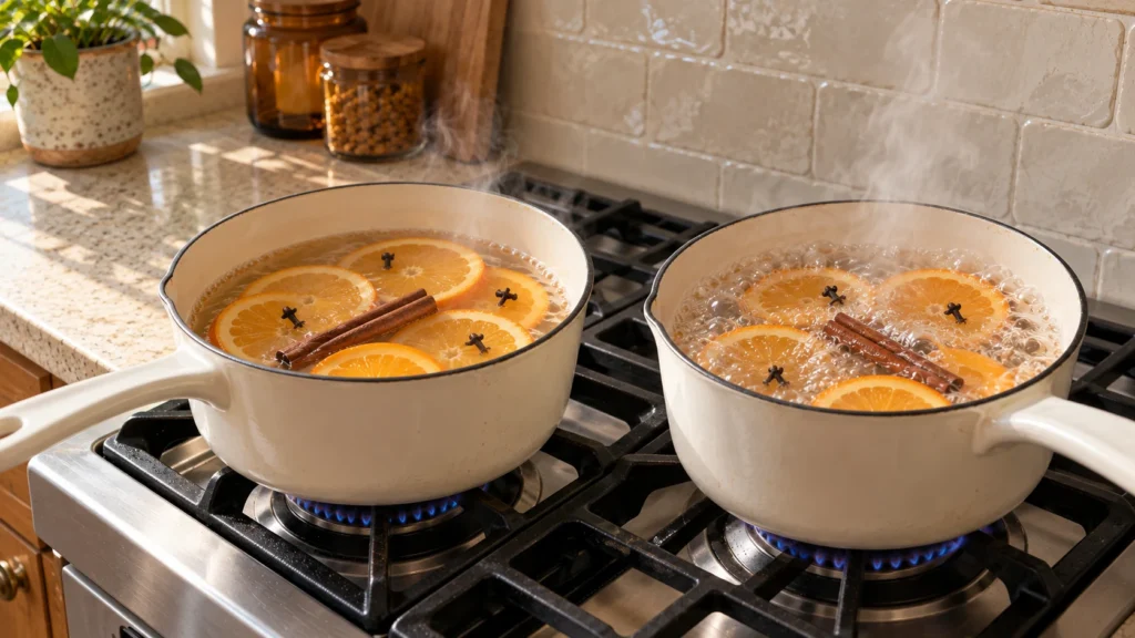 how long to simmer a simmer pot
