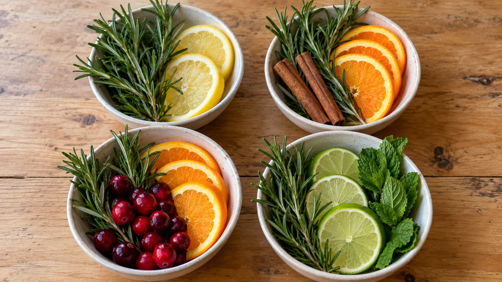 Four rosemary scent combinations