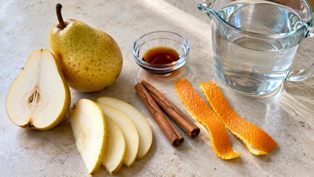 Pear and spices