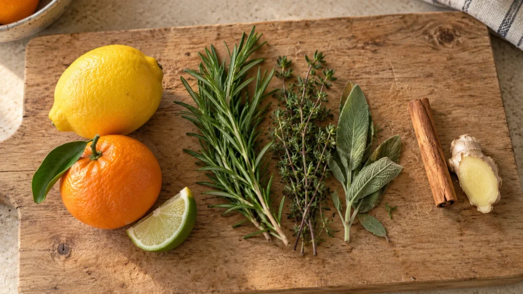 Imbolc simmer pot ingredients
